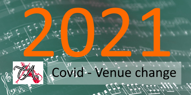 2021 Covid – Venue change